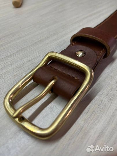 Ремень мужской ручной работы