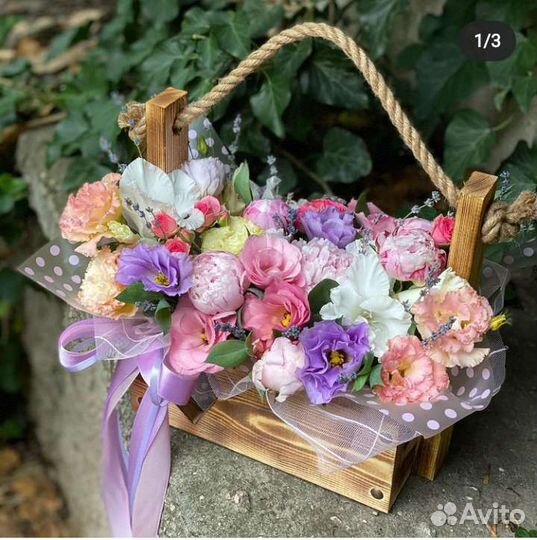 Ящик из дерева для декора