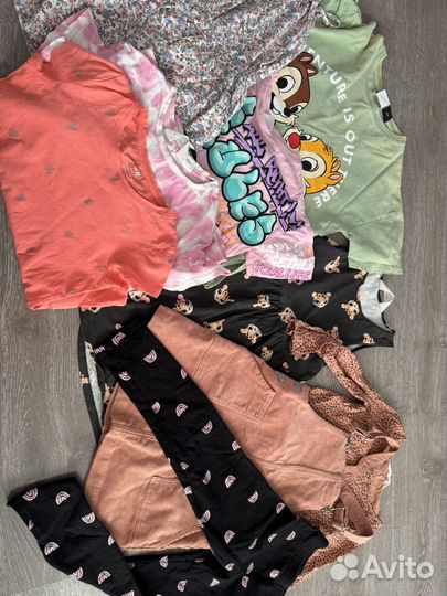 Вещи HM, zara пакетом на девочку 6 лет