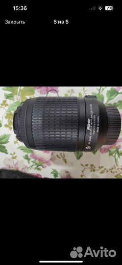 Объектив nikkor lens VR Zoom-Nikkor 55-200mm