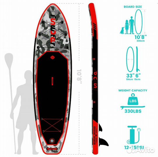 Сап борд Funwater Honor с сиденьем