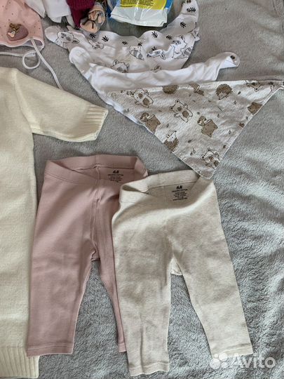 Пакет вещей на девочку до года 2-6м