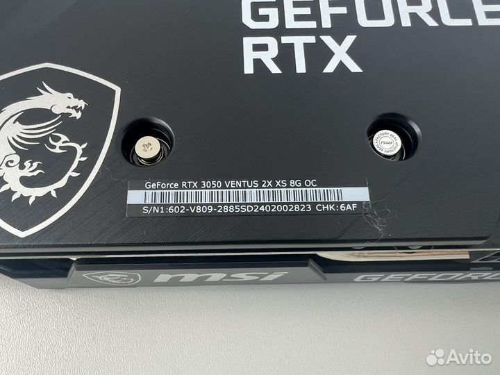 Msi rtx3050