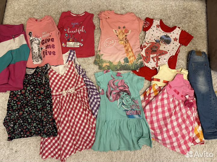 Платья, джинсы и другое для девочки