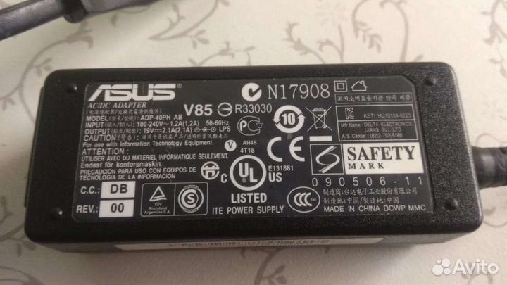 Зарядка для ноутбука Asus, Acer