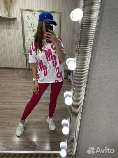 Леггинсы футболка S