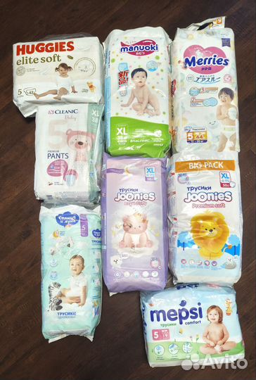 Подгузники 4,5,6 размер