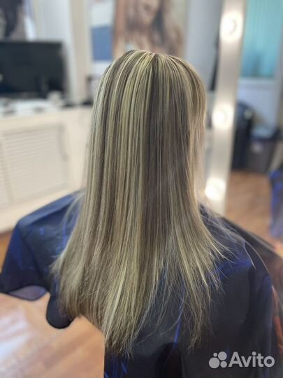 Стрижка и окрашивание волос