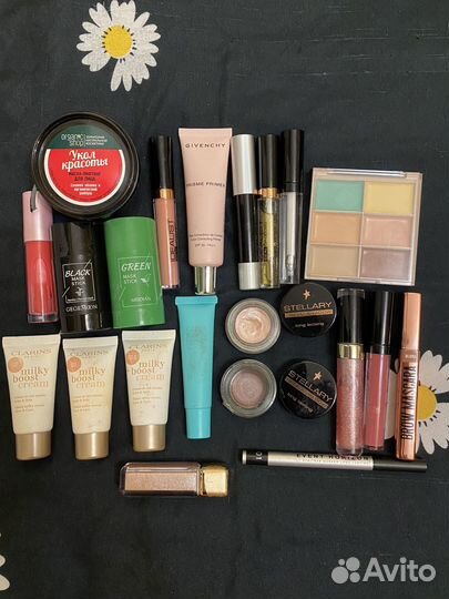 Набор косметики пакетом, масло для губ Clarins