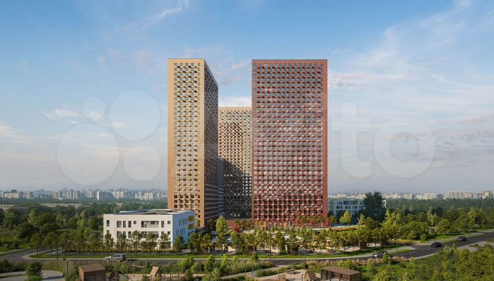 Квартира-студия, 38 м², 25/33 эт.