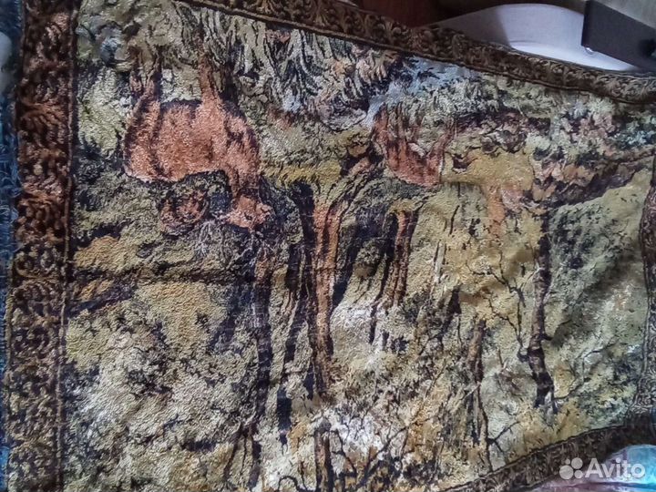 Коврик СССР олени