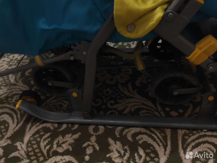 Детские санки с колесами