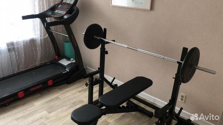 Скамья для жима со стойками