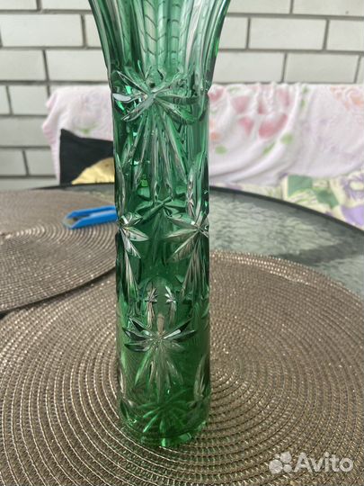 Ваза хрустальная