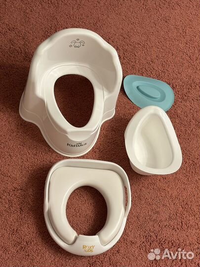 Горшок детский + накладка на унитаз мягкая