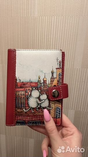 Обложка на паспорт кожаная