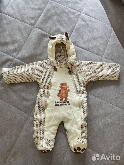 Комбинезон новый для новорожденных 50 размер