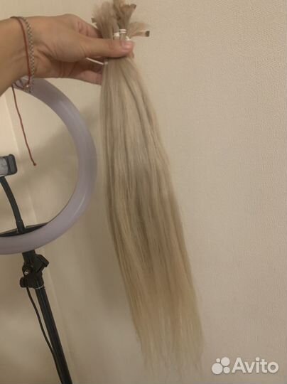 Волосы для наращивания блонд