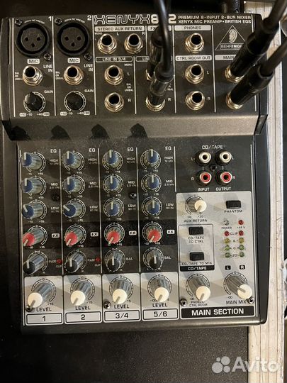 Микшерный пульт behringer xenyx 802