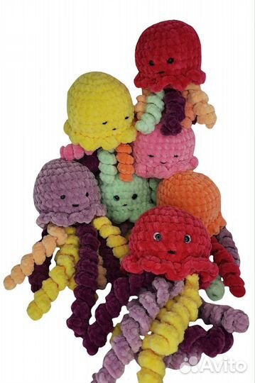 Мягкая игрушка осьминог, подарок новорожденному