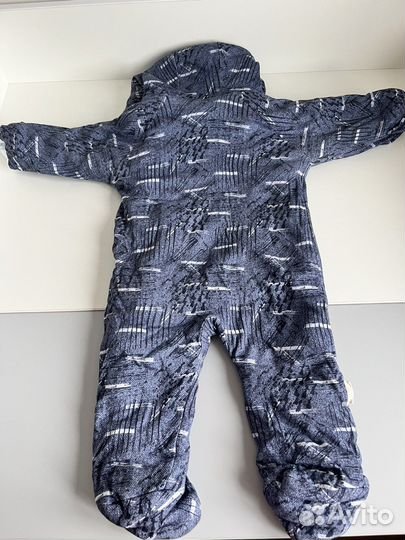 Комбинезон демисезонный трикотажный утепленный 56
