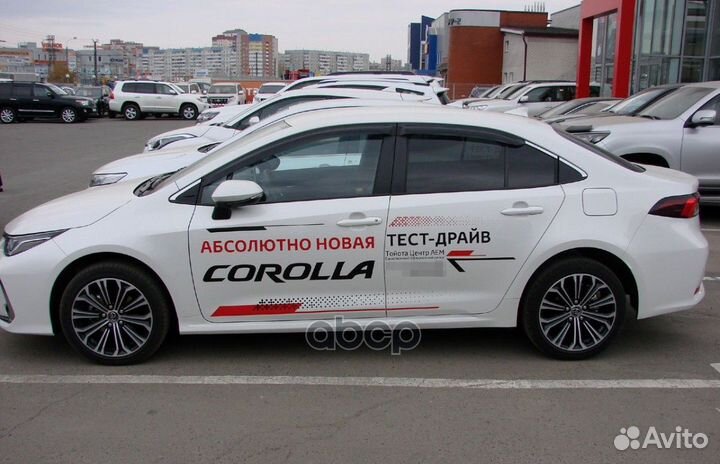 Дефлекторы боковых окон для Toyota Corolla (201