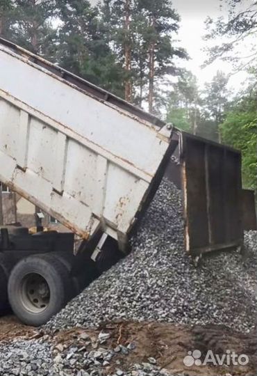 Щебень гравийный