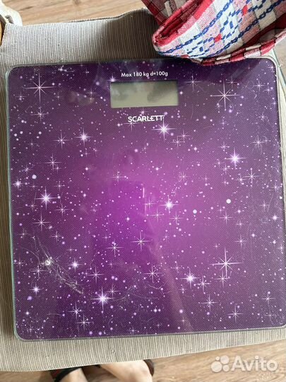 Весы напольные электронные scarlet