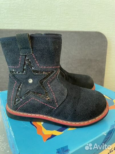 Ботинки демисезонные для девочки 25 размер