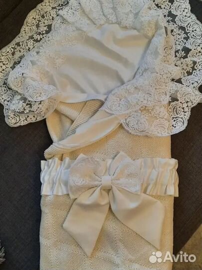 Детский вязанный плед