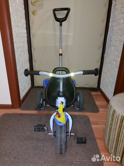 Велосипед puky для малышей с родительской ручкой