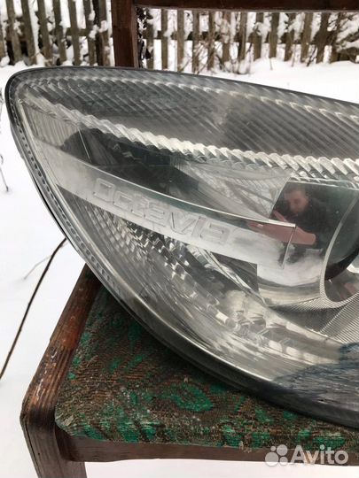 Правая фара Skoda octavia a5 fl