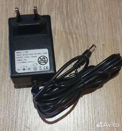 Блок питания 15v 1.5 А