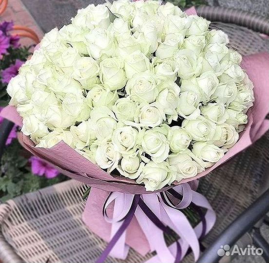 Букет роз 101 роза 51 роза