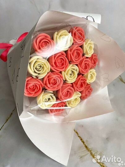 Букет из шоколадных роз