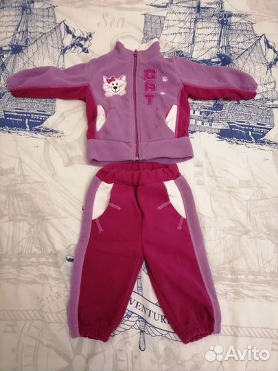 Костюм для девочки флис
