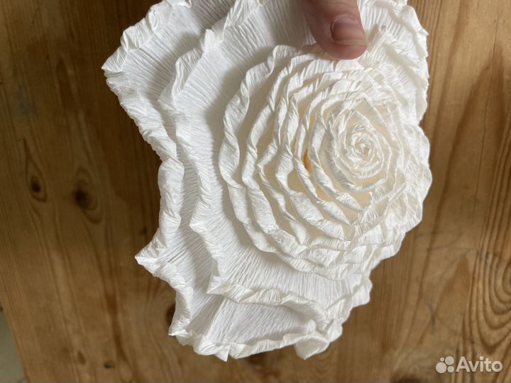 Для Ольги: Цветы из гофрированной бумаги