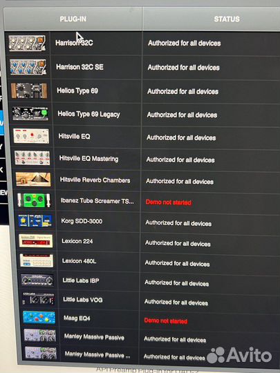 UAD - 2 plugins. Слоты в аккаунте с 92 плагинами