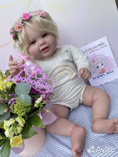 Кукла Реборн 60 см