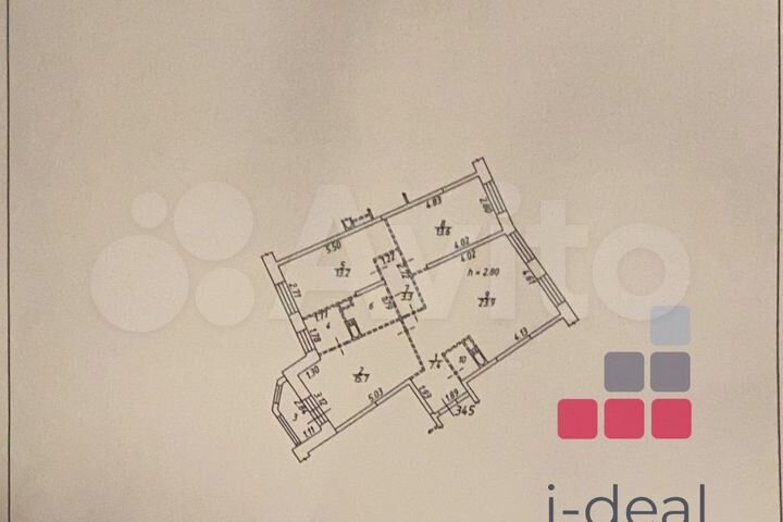 3-к. квартира, 87 м², 10/17 эт.