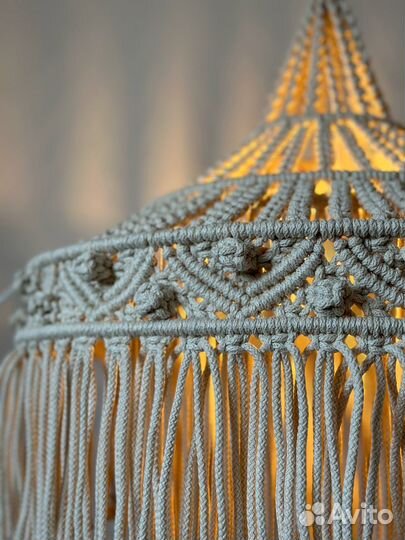 Абажур люстра макраме в наличии
