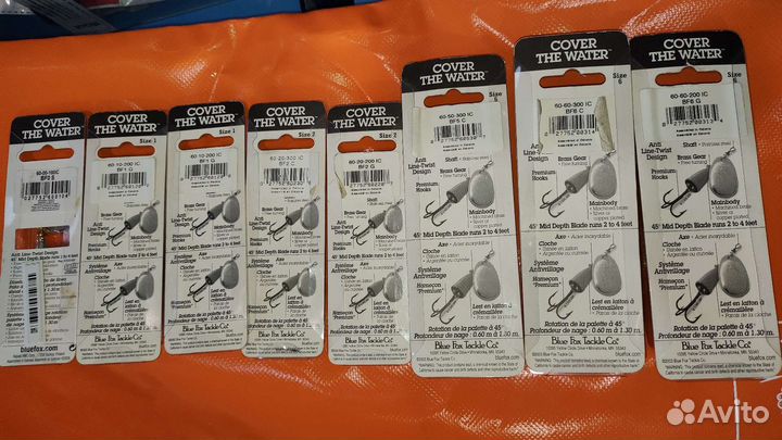 Блесна Блюфокс 0,1,2,5,6 mepps 0,1,2,3. оригинал