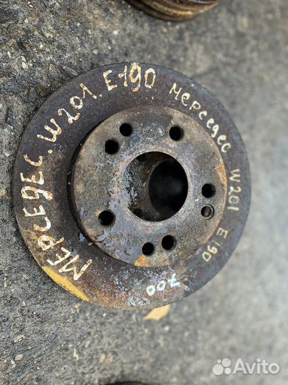 Тормозной диск Mercedes E190 w201