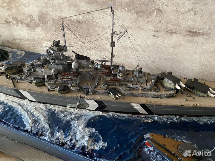 Модель корабля бисмарк