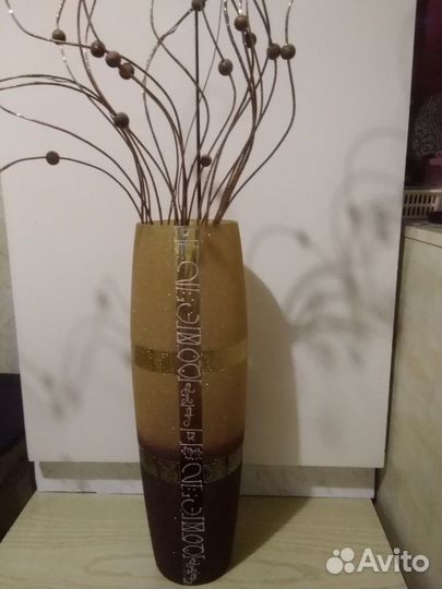 Ваза напольная с наполнением