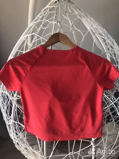 Укороченная футболка Adidas для девочек