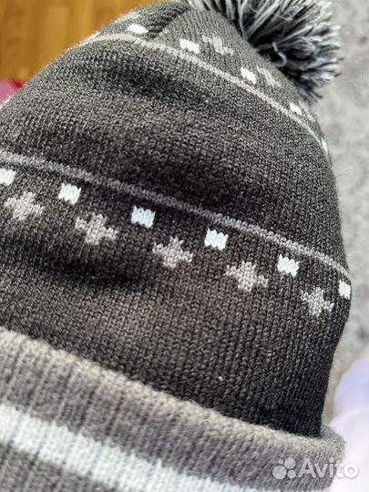 Шапка Puma серый с черным, 56-58