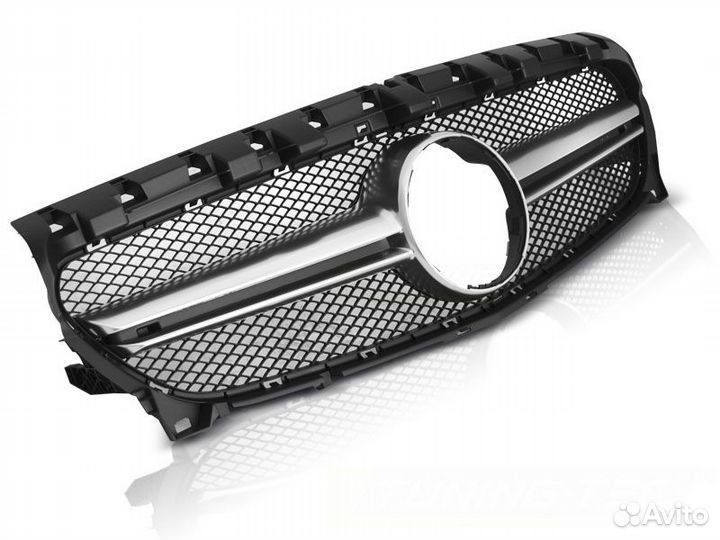 Решетка радиатора Mercedes CLA W117 (13-19) grme49