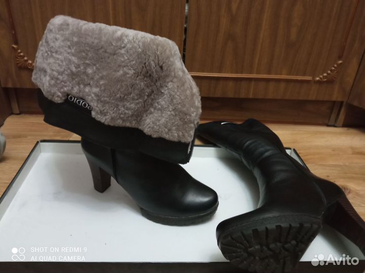 Сапоги женские зимние натуральная кожа