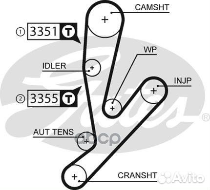 178x30 Ремень грм 5592XS Gates
